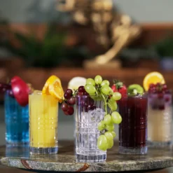 Kadum Cocktailgläser 6er Set Longdrinkgläser 360 Ml Longdrinkbecher Gläser Longdrink -Küchenutensilien 044aca4692f7db57f646d3e6a3afb516