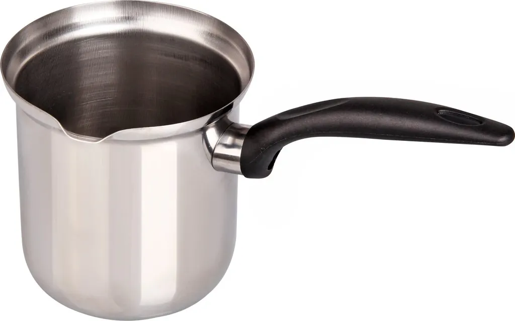 Fackelmann Kaffeetopf Ø 9 Cm, Milchtopf Aus Edelstahl, Mokkakanne Geeignet Für Ceranfelder/ Gas-/ Induktions-/ Elektroherde (Farbe: Schwarz/Silber), Menge: 1 Stück 4 Fackelmann Kaffeetopf Ø 9 Cm, Milchtopf Aus Edelstahl, Mokkakanne Geeignet Für Ceranfelder/ Gas-/ Induktions-/ Elektroherde (Farbe: Schwarz/Silber), Menge: 1 Stück – Bild 2