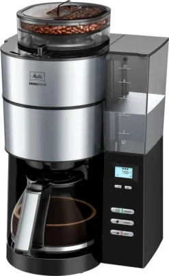MELITTA 1021-02 Aroma Fresh Kaffeeautomat Mit Timer Und Mahlwerk Schwarz, Farbe:Schwarz -Küchenutensilien 062def00ca32ea7d48a61dbeba5bfa1b