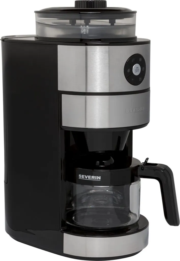 Severin KA 4811 Filterkaffeemaschine Mit Mahlwerk Für 6 Tassen Edelstahl Schwarz 6 Severin KA 4811 Filterkaffeemaschine Mit Mahlwerk Für 6 Tassen Edelstahl Schwarz – Bild 4