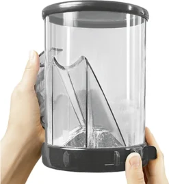 Küchenutensilien 28 GSD Kaffeedosierer DOSO, Kunststoff, ø 12 Cm, Höhe 19 Cm, Schwarz/klar