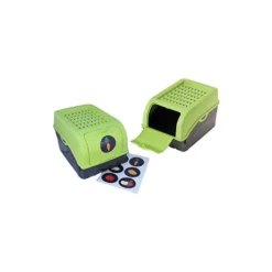 2 Vorratsdosen Für Kartoffeln, Gemüse, Obst, Zwiebeln, Aufbewahrungsbox, Kunststoff, Grüne Kartoffelboxen Für Ca. 4 Kg Kartoffeln + 6 Aufkleber Mit Gemüsesorten