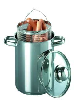 GSW Spargel- Und Spaghettitopf 16 Cm Mit Glasdeckel, 643160, Edelstahl Rostfrei, Ca. 4,2 L -Küchenutensilien 0f27d17e01676d0db7409375409da8e7