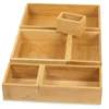 Addhome Schubladen Ordnungssystem Aus Bambus, Bestehend Aus 6 Holzkästen -Küchenutensilien 103661d9ad60143f2a321a9669acc0d5
