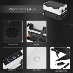 Merax Elektrisch Kühlbox Mit Kompressor 31.5L Schwarz, Mini Kühlschrank Tragbar Kühlleistung Bis -20° C, Gefrierbox 12/24 V Und 230 V Für Büro, Auto, Camping, Garten 26 Merax Elektrisch Kühlbox Mit Kompressor 31.5L Schwarz, Mini Kühlschrank Tragbar Kühlleistung Bis -20° C, Gefrierbox 12/24 V Und 230 V Für Büro, Auto, Camping, Garten -Küchenutensilien 11501c8f5bb0391593434e0819da0553