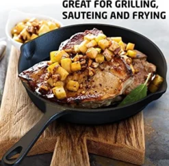 Nuovva Cast Iron - Skillet Casserole Set - 3 Piece - Skillet / Cast Iron Skillet (15cm-20cm-25cm) - Geeignet Für Alle Wärmequellen -Küchenutensilien 11d83734169f2508b2b31d6a8336d272