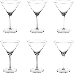 Cocktailglas 6er Set MARTINI Cocktailschale DIAMOND 260 Ml
