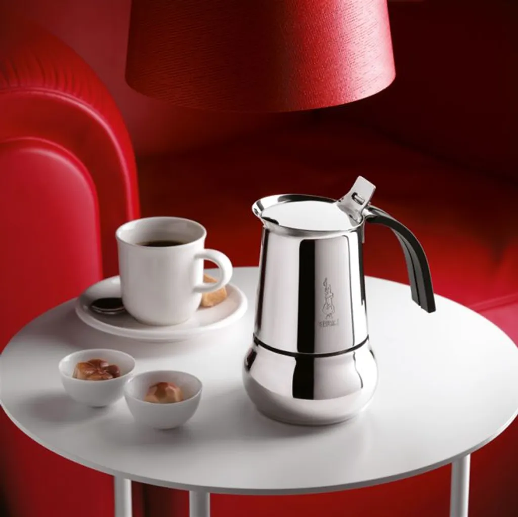 Bialetti Kitty Espressokocher Mit Induktionboden 6 Tassen + Perfetto Moka Classico 100g 3 Bialetti Kitty Espressokocher Mit Induktionboden 6 Tassen + Perfetto Moka Classico 100g