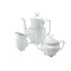 CreaTable 16028 Kaffeegarnitur Maria Theresia Für 1 Personen + Uni, Porzellan, Weiß (1 Set, 3-teilig) -Küchenutensilien 27a3f69bf86442c4e0e6f581cfa01294