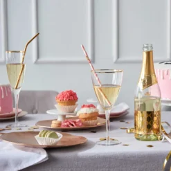 BUTLERS GOLDEN TWENTIES 4x Weingläser Mit Goldrand Und Rillen 280ml -Küchenutensilien 28f4d85a42200251e9071a502aeee094