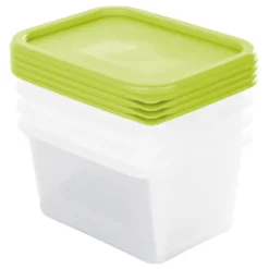 ROTHO Set Gefrierdosen 4 X 0.75 L DOMINO, Farbe:Limettengrün 9 ROTHO Set Gefrierdosen 4 X 0.75 L DOMINO, Farbe:Limettengrün -Küchenutensilien 37b0981461c2805da9e6abf5b280c7c7