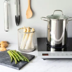 Navaris Spargeltopf Kochtopf Nudeltopf 3,9l - Topf Zum Kochen Von Spargel Oder Spaghetti - Aus Edelstahl Mit Siebeinsatz - BPA-frei Spülmaschinenfest 7 Navaris Spargeltopf Kochtopf Nudeltopf 3,9l - Topf Zum Kochen Von Spargel Oder Spaghetti - Aus Edelstahl Mit Siebeinsatz - BPA-frei Spülmaschinenfest -Küchenutensilien 39ba2a54e19594efaade07a81c2cd78f