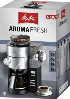 MELITTA 1021-02 Aroma Fresh Kaffeeautomat Mit Timer Und Mahlwerk Schwarz, Farbe:Schwarz -Küchenutensilien 3e1effda3e3858d830fb2ba40eca1a75