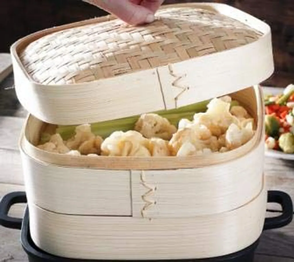 Bambus Dampfgarer Bambusdämpfer Bambussteamer Dampfgarset Aus Bambus Zum Dünsten Von Gemüse Fleisch Oder Fisch 3 Bambus Dampfgarer Bambusdämpfer Bambussteamer Dampfgarset Aus Bambus Zum Dünsten Von Gemüse Fleisch Oder Fisch