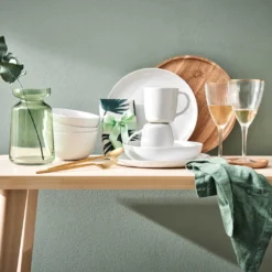 BUTLERS GOLDEN TWENTIES 4x Weingläser Mit Goldrand Und Rillen 280ml -Küchenutensilien 433ffa8c094b29f9683737cc6f256a01