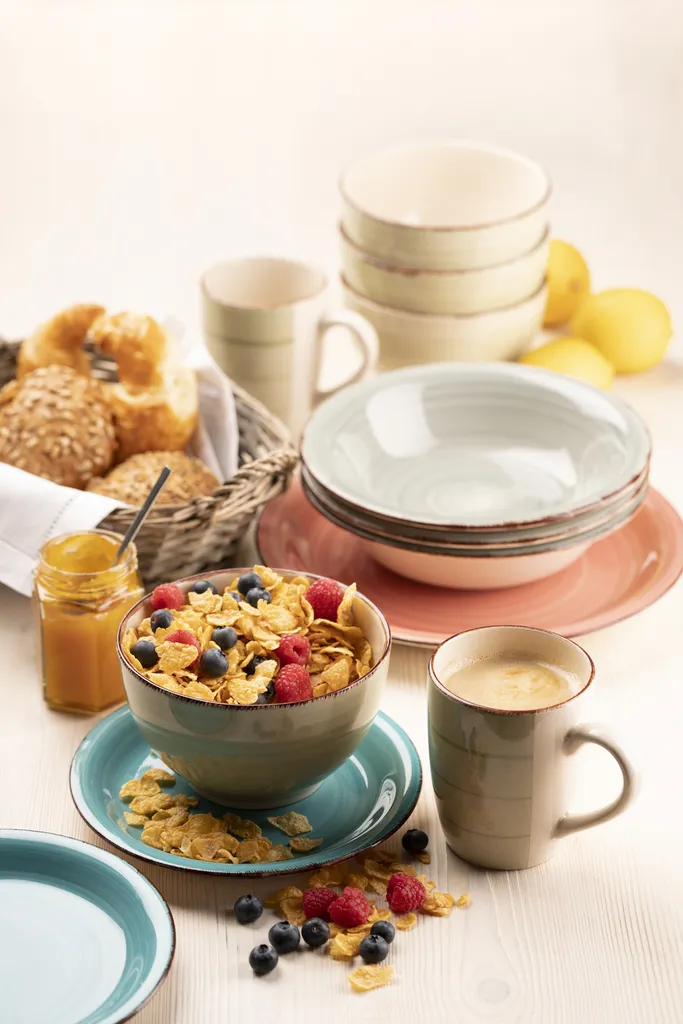 Mäser 931876 Tafelservice Lumaca Für 6 Personen, Steinzeug, Olivegrün (1 Set, 18-teilig) 8 Mäser 931876 Tafelservice Lumaca Für 6 Personen, Steinzeug, Olivegrün (1 Set, 18-teilig) – Bild 6