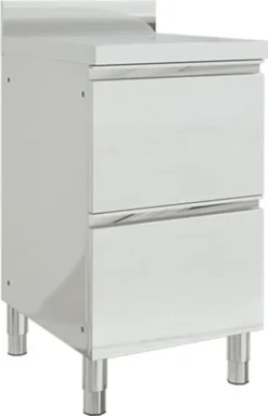 Küchenutensilien 26 VIDAXL Möbel Gastro-Küchenschrank Mit 2 Schubladen Edelstahl 2023