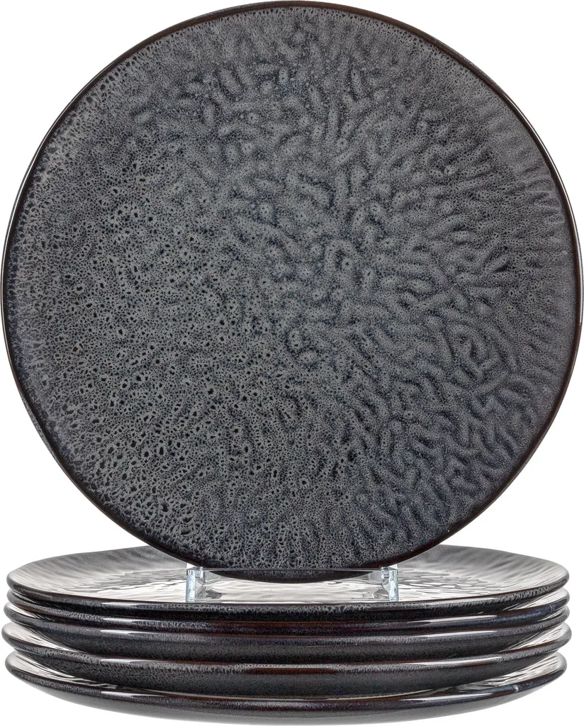 Leonardo Keramikgeschirr-Set Matera 18tlg. Grau, 026055 4 Leonardo Keramikgeschirr-Set Matera 18tlg. Grau, 026055 – Bild 2