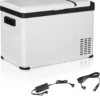 Outsunny Kühlbox Auto 30L Mit LCD-Anzeige Kompressor Autokühlschrank Elektrisch Boot Camper Reisen 12/24V DC Und 110-240V AC Weiß 1 Outsunny Kühlbox Auto 30L Mit LCD-Anzeige Kompressor Autokühlschrank Elektrisch Boot Camper Reisen 12/24V DC Und 110-240V AC Weiß -Küchenutensilien 597ae3da6150555d7040c0e194f1d7fd