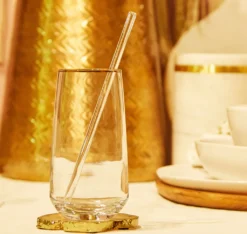 BUTLERS TOUCH OF GOLD 6x Longdrinkgläser Mit Goldrand 480ml -Küchenutensilien 5ae79aa91dabd4ac770a019799b079ee