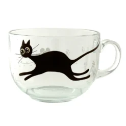 Tazza Luminarc Mistigri Grande Trasparente Gatto Vetro (500 Ml) (6 Unità) -Küchenutensilien 5d5e6648eb31e7e3b8d9054fb1911823