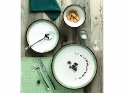 Tafelservice Steingut - 18-teilig - Khaki & Elfenbein - ALGA Von SIA -Küchenutensilien 64a3577bb3ab26824e6e21e5c2cb623c