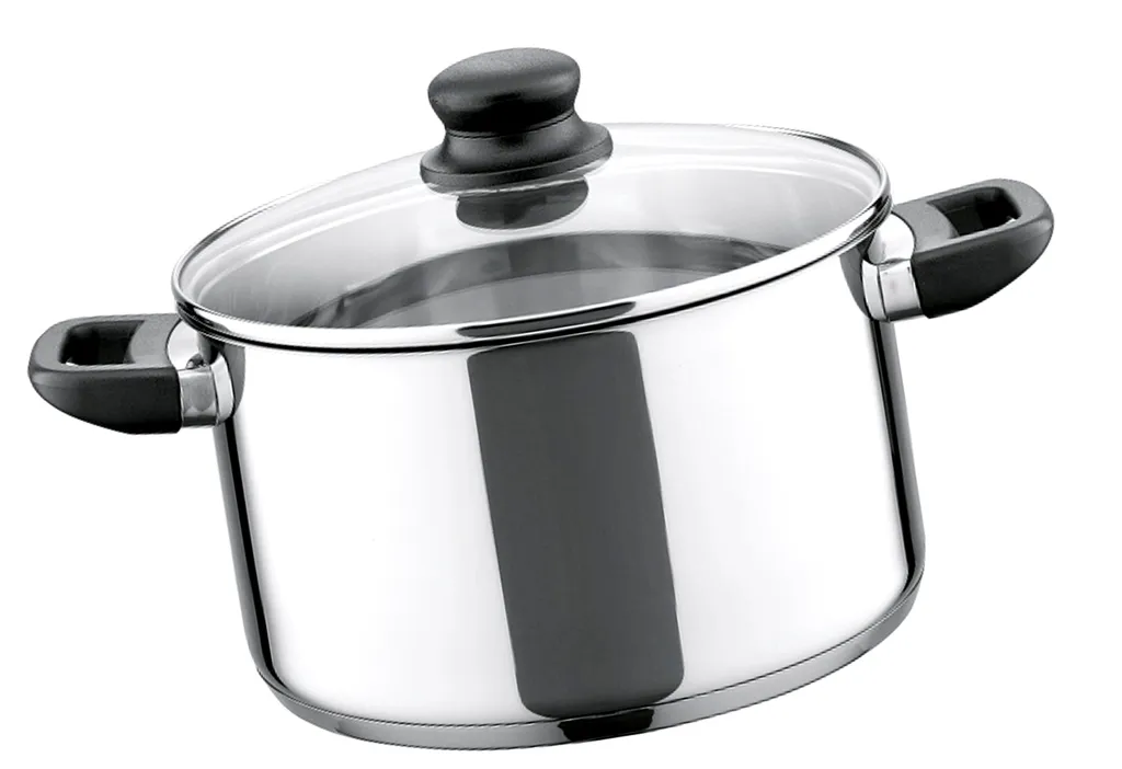 ELO 68224 Juwel De Luxe Fleischtopf 24cm Mit Glas-Deckel, Silber 4 ELO 68224 Juwel De Luxe Fleischtopf 24cm Mit Glas-Deckel, Silber – Bild 2