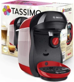 TASSIMO Kaffeekapselmaschine Happy TAS1003, Rot 31 TASSIMO Kaffeekapselmaschine Happy TAS1003, Rot -Küchenutensilien 71d7d1c3ef8a8a2588b15c92a879d628