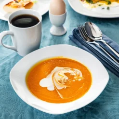 MALACASA, Serie Elisa, 40 Teilig Set Porzellan Tafelservice Kombiservice Geschirrset Mit Dessertteller, Speiseteller, Müslischalen, Eierbecher, Becher Für 8 Personen -Küchenutensilien 7b21ea81be3f8e174218dd86f3e3de72