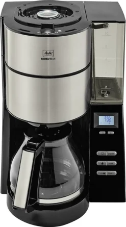 MELITTA 1021-02 Aroma Fresh Kaffeeautomat Mit Timer Und Mahlwerk Schwarz, Farbe:Schwarz -Küchenutensilien 8b6763891a6f86d6ebb13b7702aea30e