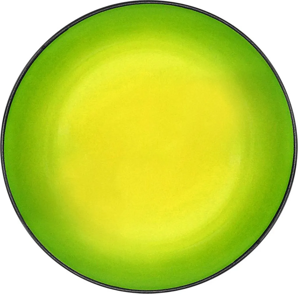 CreaTable 20220 Kombiservice Hot Green Für 4 Personen, Steinzeug, Rund, Grün/gelb/schwarz (1 Set, 16-teilig) 7 CreaTable 20220 Kombiservice Hot Green Für 4 Personen, Steinzeug, Rund, Grün/gelb/schwarz (1 Set, 16-teilig) – Bild 5