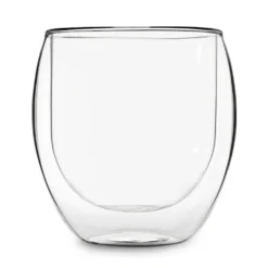 DUOS 6X 410ml Jumbo Doppelwandige Thermo-Gläser + 6X Edelstahl-LÖFFEL, Für Latte Macchiato, Cocktails, Vorspeisen By Feelino -Küchenutensilien 930b2ce75be5ab1874eaac19261c5750