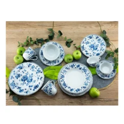 CreaTable 22543 Kombiservice Royal Blue Flower Für 4 Personen, Porzellan, Mehrfarbig (1 Set, 16-teilig) 8 CreaTable 22543 Kombiservice Royal Blue Flower Für 4 Personen, Porzellan, Mehrfarbig (1 Set, 16-teilig) -Küchenutensilien 939a76b01df1155741caca6a837188b1