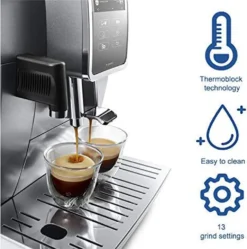 De'Longhi DeLonghi ECAM 370.95 S Dinamica Plus Kaffeevollautomat Silber -Küchenutensilien 95064732c98c05f2109aa1e3d4776e27