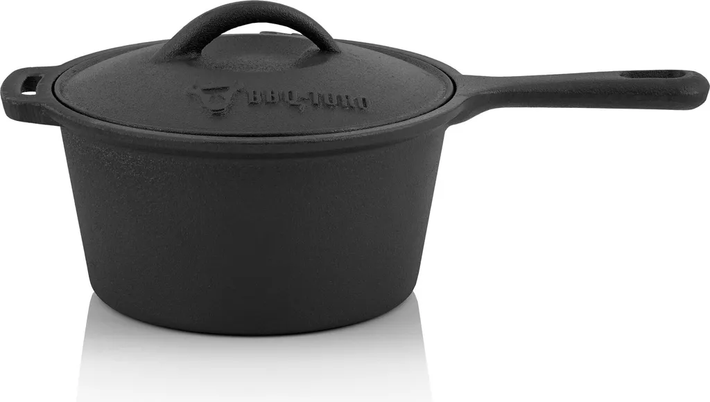 BBQ-Toro 10-teiliges Dutch Oven Set In Holzkiste Mit Waffeleisen, Stieltopf, Grillpfanne Und Mehr 7 BBQ-Toro 10-teiliges Dutch Oven Set In Holzkiste Mit Waffeleisen, Stieltopf, Grillpfanne Und Mehr – Bild 5