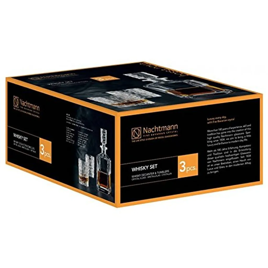 Nachtmann Bossa Nova Whiskyset 3 Teilig Kristallglas 101095 3 Nachtmann Bossa Nova Whiskyset 3 Teilig Kristallglas 101095