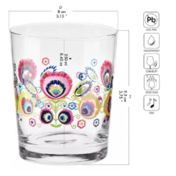 KROSNO Folk Bunt Wassergläser, 6er-Set, 250 Ml 11 KROSNO Folk Bunt Wassergläser, 6er-Set, 250 Ml -Küchenutensilien 9dbfc4efa576328c7db5fe5ec61681af