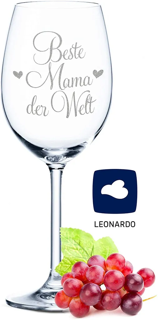 Leonardo Weinglas Beste Mama Der Welt Inkl. Bedruckter Holzkiste + Riesling Tandem - Geschenk Für Mama Ideal Als Muttert 4 Leonardo Weinglas Beste Mama Der Welt Inkl. Bedruckter Holzkiste + Riesling Tandem - Geschenk Für Mama Ideal Als Muttert – Bild 2
