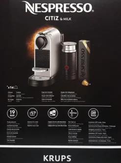 Krups XN7615.19 Nespresso Citiz & Milk Kaffeekapselmaschine (1260 Watt, Wassertankkapazität: 1l, Pumpendruck: 19 Bar) Rot 19 Krups XN7615.19 Nespresso Citiz & Milk Kaffeekapselmaschine (1260 Watt, Wassertankkapazität: 1l, Pumpendruck: 19 Bar) Rot -Küchenutensilien a10d7bb8182b452b3a443df52629749f