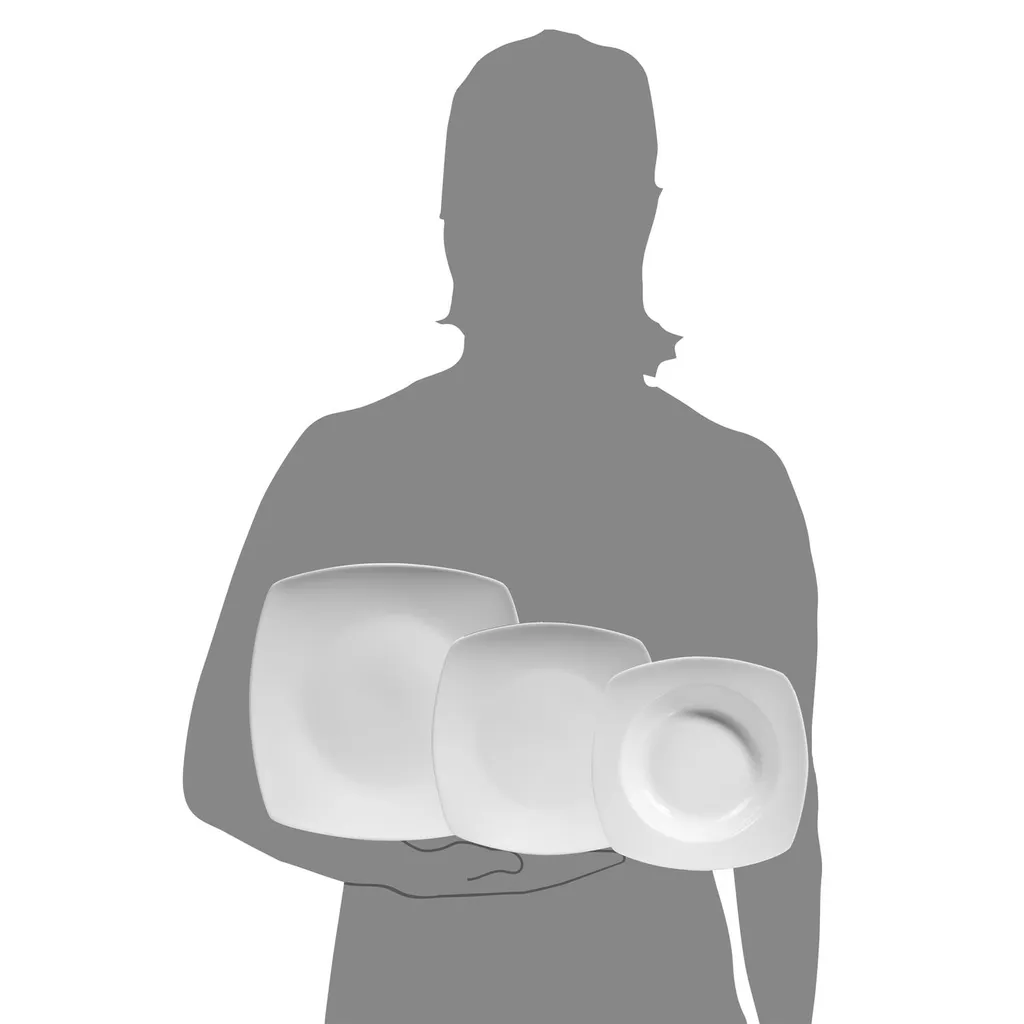 Sänger SÄNGER Porzellan Geschirrset Markant, Tafelservice 18 Teilig Für 6 Personen 8 Sänger SÄNGER Porzellan Geschirrset Markant, Tafelservice 18 Teilig Für 6 Personen – Bild 6