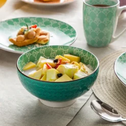 Vancasso Tafelservice Porzellan, Tulip Elegantes Geschirrset, 48 Teilig Kombiservice Mit Speiseteller, Dessertteller, Müslischalen Und Kaffeebecher Für 12 Personen 17 Vancasso Tafelservice Porzellan, Tulip Elegantes Geschirrset, 48 Teilig Kombiservice Mit Speiseteller, Dessertteller, Müslischalen Und Kaffeebecher Für 12 Personen -Küchenutensilien a5e0594391fa36e37ea8e0167af48640