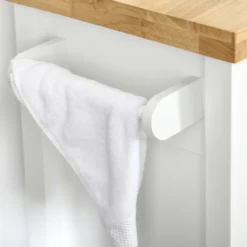 HOMCOM Küchenwagen Küchenrollwagen Servierwagen Mit Einer Schublade Geschlossenen Schrank Regalboden Und Handtuchhalter 4 Lenkrollen MDF Gummiholz Weiß+Eiche 63,5 X 40 X 90 Cm 17 HOMCOM Küchenwagen Küchenrollwagen Servierwagen Mit Einer Schublade Geschlossenen Schrank Regalboden Und Handtuchhalter 4 Lenkrollen MDF Gummiholz Weiß+Eiche 63,5 X 40 X 90 Cm -Küchenutensilien a7a973a869fa32a6388655891a933754