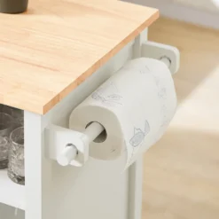 SoBuy FKW103-WN Design Küchenwagen Mit Arbeitsplatte Kücheninsel Küchenschrank Küchentrolley Weiß-Natur BHT Ca.: 108x89x48cm 17 SoBuy FKW103-WN Design Küchenwagen Mit Arbeitsplatte Kücheninsel Küchenschrank Küchentrolley Weiß-Natur BHT Ca.: 108x89x48cm -Küchenutensilien ac46a25dfba519be68801a71edf194d7