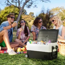 Merax Elektrisch Kühlbox Mit Kompressor 31.5L Schwarz, Mini Kühlschrank Tragbar Kühlleistung Bis -20° C, Gefrierbox 12/24 V Und 230 V Für Büro, Auto, Camping, Garten 37 Merax Elektrisch Kühlbox Mit Kompressor 31.5L Schwarz, Mini Kühlschrank Tragbar Kühlleistung Bis -20° C, Gefrierbox 12/24 V Und 230 V Für Büro, Auto, Camping, Garten -Küchenutensilien ace5ed59d9b3939649ae29e38579189c