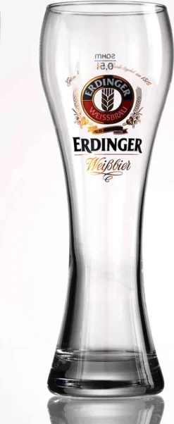 Weizenbierglas 0,5 Liter Erdinger