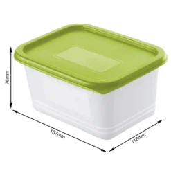 ROTHO Set Gefrierdosen 4 X 0.75 L DOMINO, Farbe:Limettengrün 11 ROTHO Set Gefrierdosen 4 X 0.75 L DOMINO, Farbe:Limettengrün -Küchenutensilien b7b251bca8d2ad753c01267a764e532b