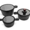 Karcher Topfset Toni Aus Aluguss – Induktionstöpfe Mit Glasdeckel Und Praktischem Sauggriff – 7-teilig
