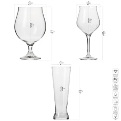 KROSNO Brewery Biergläser Bierkenner Set, 6er-Set, 420ml, 500 Ml 21 KROSNO Brewery Biergläser Bierkenner Set, 6er-Set, 420ml, 500 Ml -Küchenutensilien b9ed58b52720a0094ad96f8602c7b98e