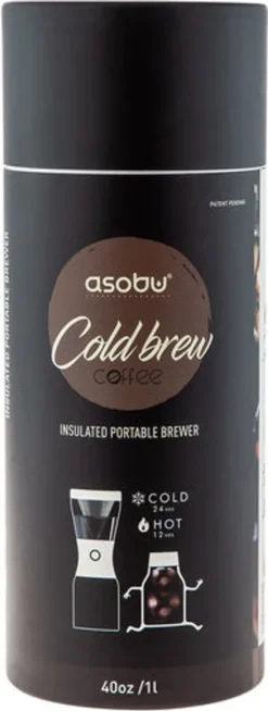 Asobu Cold Brew Kaffeezubereiter 1 Liter Silber 15 Asobu Cold Brew Kaffeezubereiter 1 Liter Silber -Küchenutensilien c364b8acefb5f7ca32f93cd00d161433