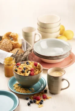 Mäser 931492 Lumaca Frühstück-Service Für 6 Personen Im Vintage Look, Handbemalte Keramik, Steingut, Rauchblau, 18-teilig (1 Set) 16 Mäser 931492 Lumaca Frühstück-Service Für 6 Personen Im Vintage Look, Handbemalte Keramik, Steingut, Rauchblau, 18-teilig (1 Set) -Küchenutensilien c46df559f097f1a67db40a8a61eda8bb